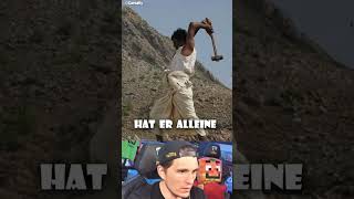 Typ rächt seine Frau indem er einen ganzen Berg abbaut?