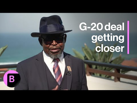 YouTube video thumbnail: South Africa Finance Chief Says G-20 Closer to Deal on Communique