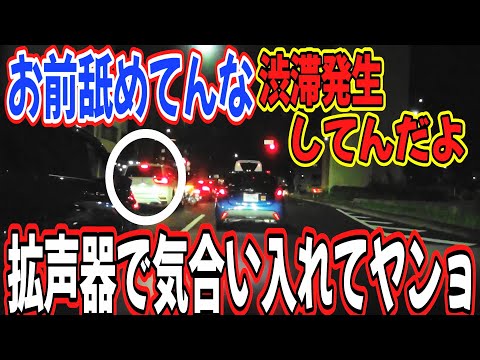 【たった一台のせいでこんなにも流れが悪くなる！】お前そんな所に路駐すんなよ　拡声器で注意だこの野郎　観光バスも右側トロトロ走ってんなよ　大名行列できてんだよ