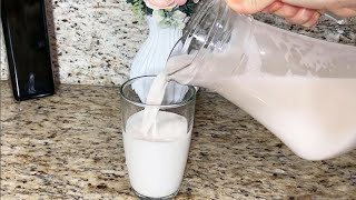 COMO HACER LECHE DE ALMENDRAS NATURAL EN CASA | IRIS COCINABLOG
