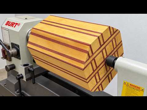 A Daunting Challenge - Technique Of Machining A Complex Block Of Wood On A Lathe
