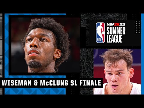 Mac McClung and James Wiseman SHOWED OUT in their summer league finale video clip