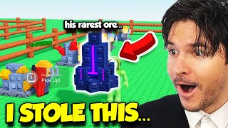 I Stole HIS RAREST ORE and got 36,029,094,505 IN YOUR MINION FARM SIMULATOR!