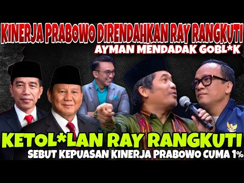 BERNIAT MERENDAHKAN PRABOWO, RAY RANGKUTI MALAH MENUNJUKAN KETOLOLANNYA - RAY PENGAMAT SAMPAH