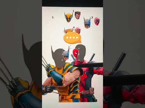 どれが正しいですか! Deadpool X Wolverine (一部26) #deadpoolxwolverine #marvel #shorts
