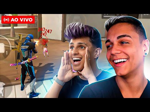 💙 FREITAS E NOBRU AO VIVO 💙 DUO DA RESENHA 💙 FREE FIRE MOBILE 💙 LIVE ON! 💙