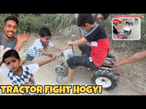 Vihu Ne EV Jhon Deere Ke Liye Fight Kar Di😱 Swaraj Se Neher Par Off Roading Tractor For Kids