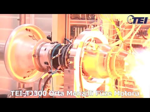 TEI TJ300 Füze Motoru Dünya Rekoru Kırdı