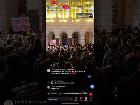 NOVI SAD UŽIVO - NEREDI I POBUNA GRAĐANA