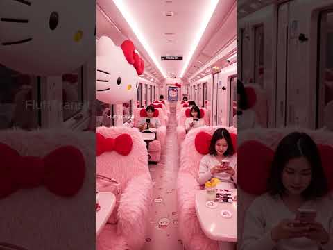Hello Kitty, Minions,Cinnamoroll Themed Subway is Here!🎀 #train #hellokitty #minions #Cinnamoroll