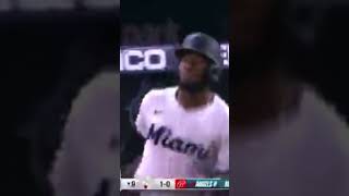 Bryan De La Cruz Hits his 1st Home Run of 2024 | Angels vs Marlins ~ 04/02/24