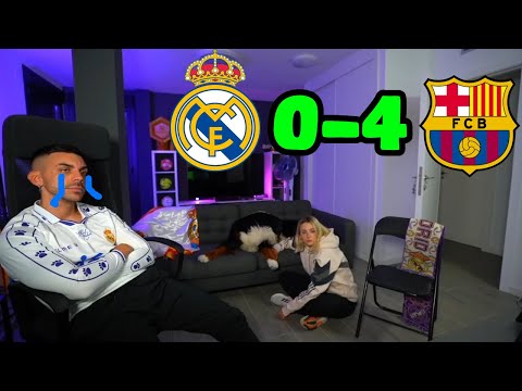 DjMaRiiO REACCIONA A REAL MADRID 0-4 BARCELONA | EL CLÁSICO