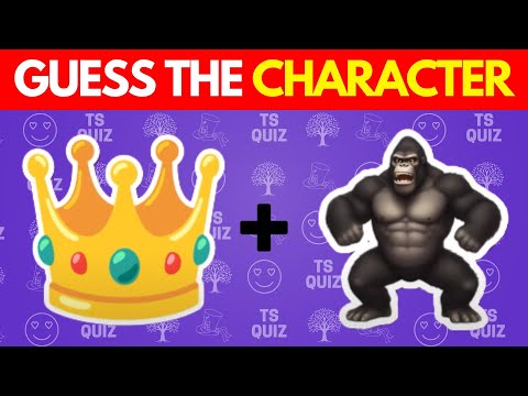 Guess the Character by Emoji! | Fun Emoji Quiz Challenge | TS Quiz