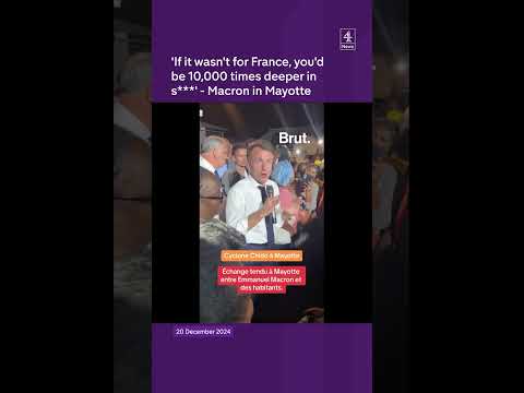 Macron swears at cyclone-hit Mayotte residents