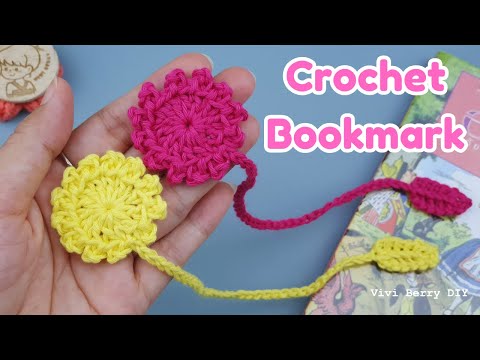 Super Easy Crochet Bookmark 4 | Vivi Berry DIY