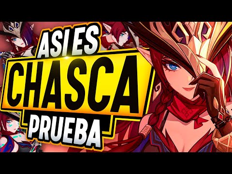 CHASCA ESTA A OTRO NIVEL 🤯 PRIMERAS IMPRESIONES y POSIBLES BUILDS - Genshin Impact