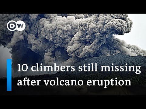 Indonesia's Marapi volcano eruption death toll rises to 13, 10 climbers still missing | DW News