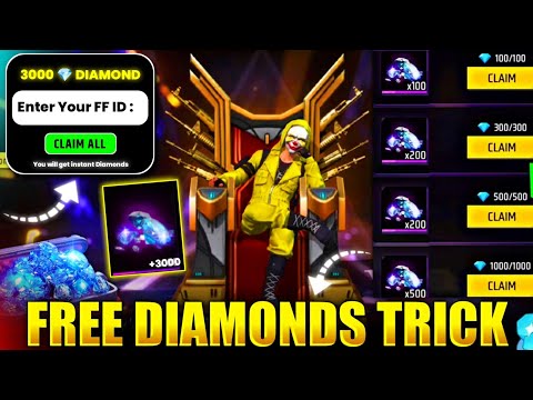 💎 2900 Diamonds in FreeFire. How to Get diamond in freefire max. FFDiamond App