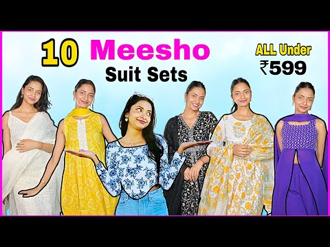 10 MEESHO Summer Kurta Sets For Party & Daily wear | All Under ₹599 Only😱| Try On Haul classywings