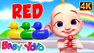 Learn Colors with Rainbow Ducks Song for Kids
