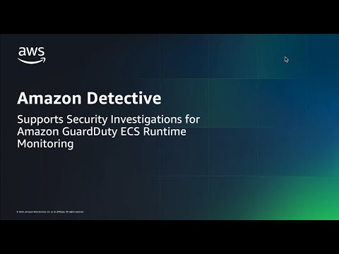 Amazon Detective supports Amazon GuardDuty ECS Runtime Monitoring investigations