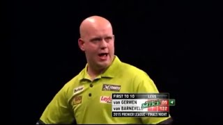 Premier League Darts 2015 - Semi Final - van Gerwen vs van Barneveld - Highlights