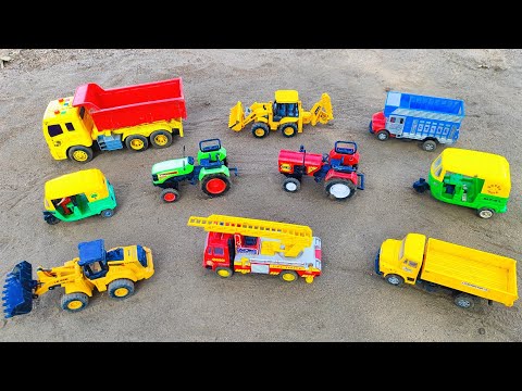 Mini Tractor Trolley Videos | Tractor JCB Video | JCB Video | Parking Video | Jcb 5cx ‎@toyforchild 