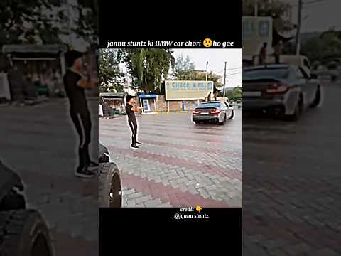 @Motovloggerjannustunts  ki BMW car chori 😲 ho gae #prank #bmw #shortvideo #shorts #ytshorts