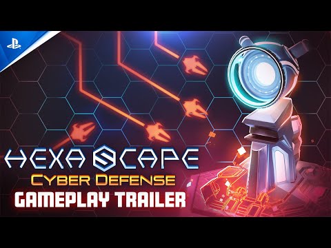 HexaScape: Cyber Defense - Gameplay Trailer | PS5 Games