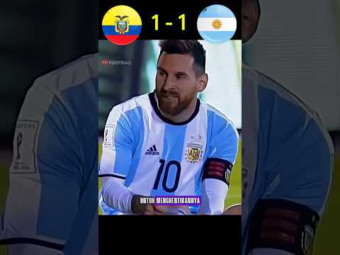 HATTRICK MESSI LOLOSKAN ARGENTINA KE PIALA DUNIA! Argentina vs Ekuador 2017
