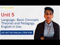 Linguistics Concepts and Terminology