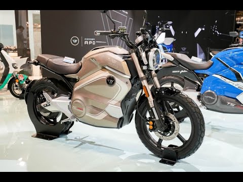 EICAM Milan 2023 Electric Snapshot - Super Soco Wanderer & Hunter Pro - 5.2kw 62mph 4k Green-Mopeds