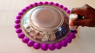 Navratri/Dussehra Special Rangoli 2025 | चूड़ी से बनाये इतनी सुंदर रंगोली | Diwali Rangoli Designs