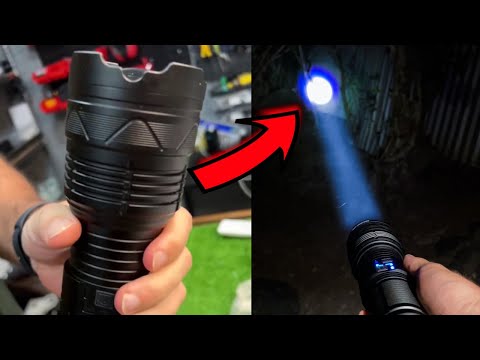 Testei a lanterna LASER que promete chegar a 50km de distância