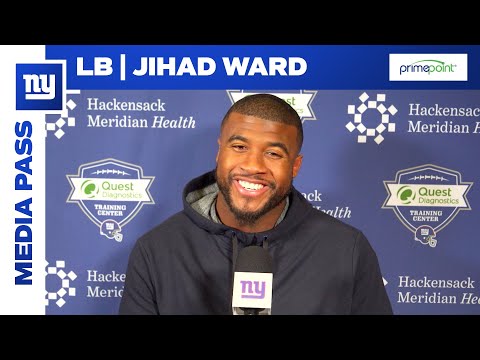 First Interview with Jihad Ward | New York Giants video clip