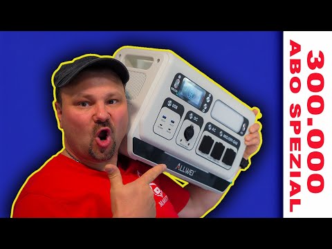 Leistungsstarke Powerstation zu gewinnen! PPS2400PRO ALLWEI | Vorstellung und Test 👀 300.000 Abo SP!