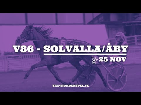 V86 tips | Solvalla/Åby | 25 november 2020