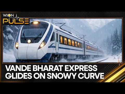 Vande Bharat Train Passes Through Snow Clad Mountains in J&K | WION Pulse