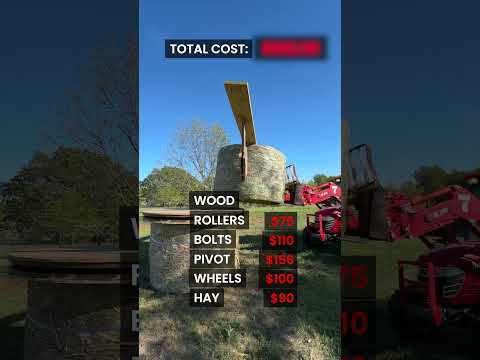 The Real Cost Behind Our Crazy Hay Bale Swing Build! #diy #homestead