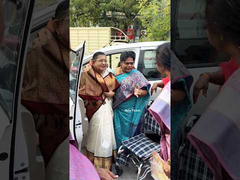 Legendary Singer P. Susheela Entry at Musical Night with P Susheela #susheela #susheelahits #suseela