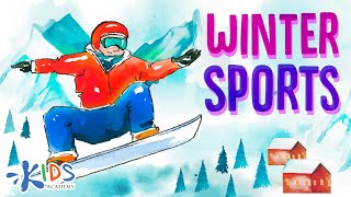 Types of Winter Sports for kids + Quizzes!