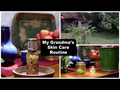 2 Step Simple "100% Natural" Skin Care Routine Of My 85 Year Old Grandma!