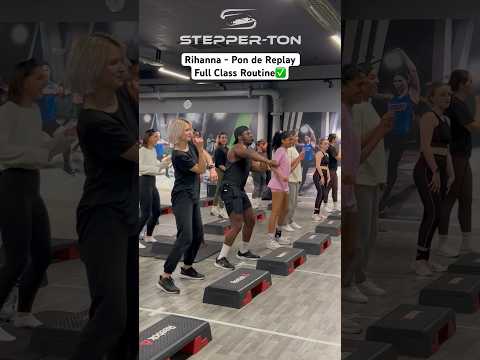 Everyone was loving everyone’s energy 🔥😁 #stepperton #juliusburphy #hiphopstepaerobics #rihanna