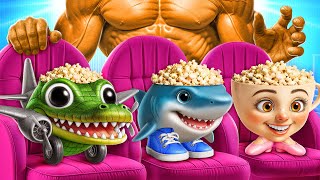 Faux contre Vrai Italian Brainrot! Infiltration Facile au Cinéma!