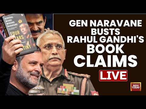 BREAKING: Ex-Army Chief Naravane Breaks SIlence On Sansad Book Row,  Busts Rahul Gandhi's Claim