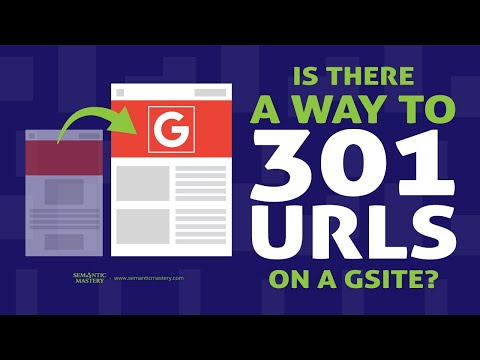 Is There A Way To 301 URLs On A Gsite