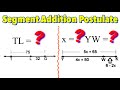 Exploring Segment Addition Postulate Concepts
