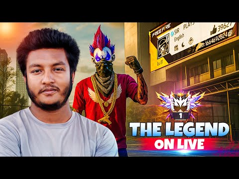 Bronze To Grandmaster Challenge in Br Rank 😲 Free Fire Live || The Sniper Legend || SIR PLAYS YT