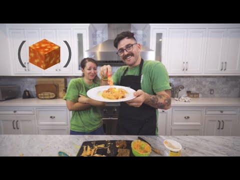 i tried making minecraft lava cake