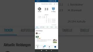 Regionalliga Südwest VfR Aalen gegen Hamborn Freiberg 2:3